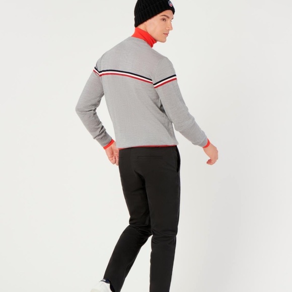 Fusalp Sweater Mens Briey Sweater Silice Size Small - like new! - Picture 5 of 8